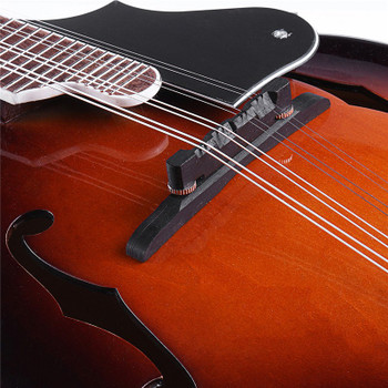 39'' Sunset F-Model Mandolin 8 Strings Concert Ukulele Bass Guitar with Ukulele Case For Musical Stringed Instrument Lovers Gift
