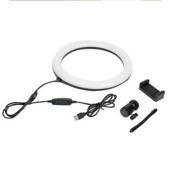 10 Inch Selfie Ring Light with Cell Phone Holder,Tenlso Dimmable Selfie Fill Light with 120pcs LED Light for iPhone, IPad, Android, Tablet, Laptop, Camera Video