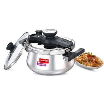  Prestige Svachh Clip-on Mini Stainless Steel 3 Litre Pressure Handi 