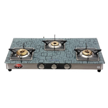 SURYA FLAME 3B ULTRA BLK SF SS NA GAS STOVE