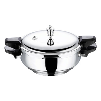 Vinod 18/8 Stainless Steel Magic Pressure Cooker - 3.5 Ltr (Induction Friendly)