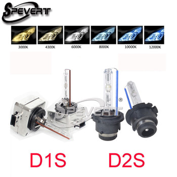 SPEVERT 55W D1S D2S HID Xenon Conversion Replacement Bulbs 5000K 6000K 8000K 10000K 12000K Headlight Single Xenon Light