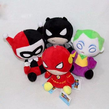 4 style 8 inch Comics Super Heroes Avengers Plush toys The Flash Batman Harley Quinn The Joker Plush Toys Soft Stuffed Dolls