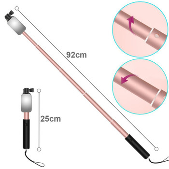 Extendable Handheld Monopod Selfie Stick with Rear Mirror Mini Tripod Self-portrait for iPhone 5 6s plus Samsung S6 S7 S8 XIAOMI