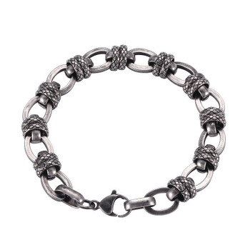 Charm Bracelets 2021 Men's Bracelet Stainless Steel Link Chain Male Jewelry GS0087
