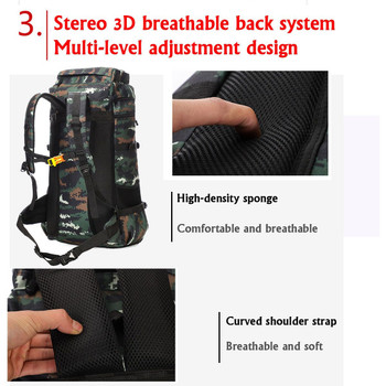 Waterproof Outdoor Camping 70L Military Backpack Waterproof Outdoor Camping 70L Military Backpack