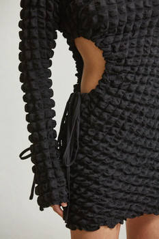 2025 Women's Bell Charm Waffle Dress