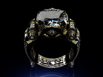 Topaz Ring Women Gemstone Fine Jewelry Ring Gold Alloy Female 14K Yellow Topaz Ring Women Gemstone Fine Jewelry Ring Gold Alloy Female 14K Yellow