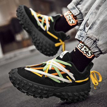 Tire Sole Sneakers Trendy Winter and Spring Design Men's Women's Casual Shoes