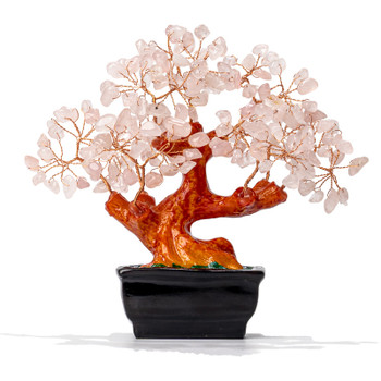 Table Gold Sculpture Resin Citrine Fortune Tree Room Decoration Money Tree