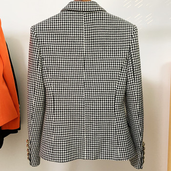 Autumn Winter Coat Blazers Striped Formal Office Jackets Women Plus Size Coats