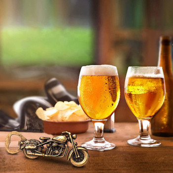 Unique Zinc Bronze Vintage Motorcycle Beer Bottle Opener