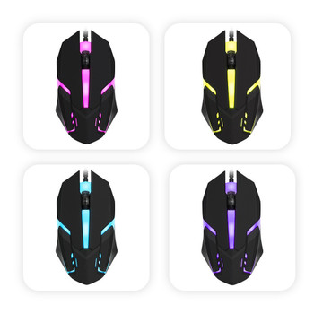 RGB Wired Portable USB Gaming Optical Mouse for Desktop Computer Notebook Laptop