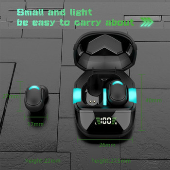 G7S LED Display TWS Wireless Earphone Noise Reduction Gaming Headphones