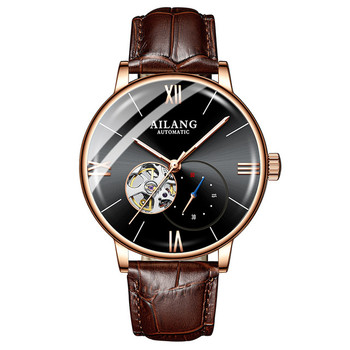 Ailang Men's Mechanical Watch Waterproof Chrono Luxury Steel Automatic Watch