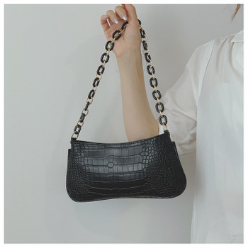 Luxury Crocodile Pattern Crossbody Bags Mini PU Leather Shoulder Bag Handbags