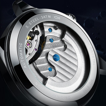Mechanical Movement Waterproof Watch Moon Phase Tourbillon Automatic Watch