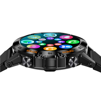 Smartwatch Round Screen 400mAh Battery Health Heart Rate BP Monitoring Watch