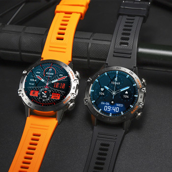 Smartwatch Round Screen 400mAh Battery Health Heart Rate BP Monitoring Watch