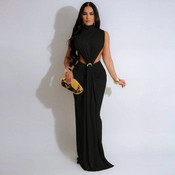 Side Split Sleeveless Sexy Dresses Night Birthday Clothing Women Party Dress