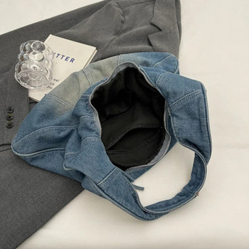 Women Shoulder Bag Handbags Big Patchwork Denim Underarm Bags for Women Women Shoulder Bag Handbags Big Patchwork Denim Underarm Bags for Women