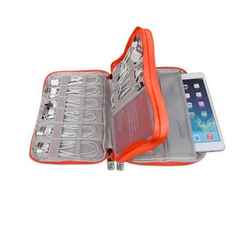 Travel Nylon Electronic Accessories Desk Cable File Storage Organizer Bag