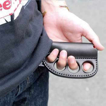 Outdoor Camping Lighter Protect Holster Knuckles Model Tool Lighter Leather Case
