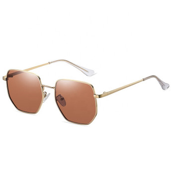 Men Square Sunglasses Polarized Metal Sun Shade Glasses Sunglasses