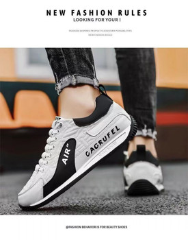 Men's Low Top Flat Skateboard Shoes Soft Sole Trendy Sports Shoes for Men Men's Low Top Flat Skateboard Shoes Soft Sole Trendy Sports Shoes for Men
