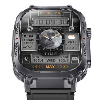 Sports Smartwatch Flashlight 2.02inch 30M Waterproof BT Call Heart Rate Watch Sports Smartwatch Flashlight 2.02inch 30M Waterproof BT Call Heart Rate Watch