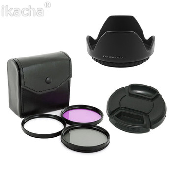 49 52 55 58 67 77 mm Lens cap Lens Hood UV CPL FLD Filter Set for Nikon D600 D3200 D3100 D7000 D5100 D80 D300S DSLR Camera