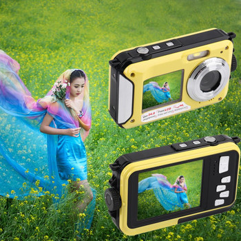 2.7inch TFT Digital Camera Waterproof 24MP MAX 1080P Double Screen 16x Digital Zoom Camcorder hot new