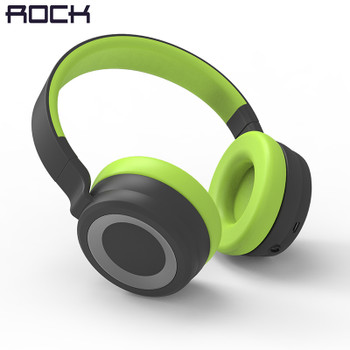 ROCK Space Series Wireless Bluetooth Headphone, Stereo Bass Over Ear Wireless Earphone Headset For Computer/ Phone Headset