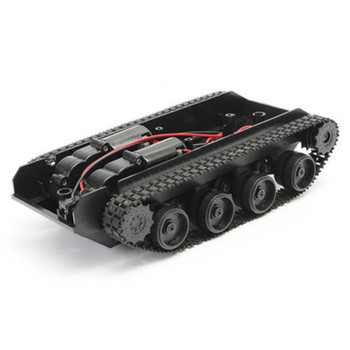 Robot Tank Chassis Handmade DIY Kit Light Shock Absorbed 130 Motors Light Damping balance Tank Robot Chassis For Arduino SCM 