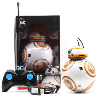 Star Wars RC BB8 Intelligent Upgrade Small Ball 2.4G Remote Control Droid Robot BB-8 Action Figure Kid Toy Gift With Sound Model