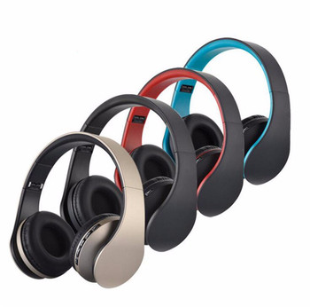 BT-81 Wireless Stereo Wired Bluetooth Heaphone Foldable EDR Earphone Handsfree Headset Mic MP3 FM  for Phones Tablet PC