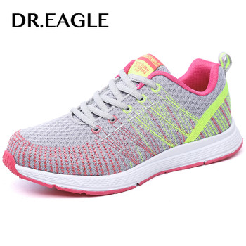 DR.EAGLE Womens Outdoor Sport sneakers women Athletics sports Female Jogging Textile running shoes for women krasovki sneaker