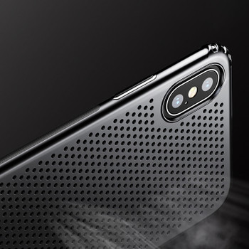 Baseus Heat Dissipation Phone Case For iPhone X 10 Luxury Smooth Hard Plastic Case For iPhoneX Cases Anti Knock Phone Cover