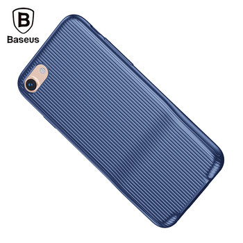 Baseus Audio Case Double IP Interfaces Slim Plain PC &amp; TPU Case Back Cover for iPhone 7 / 8