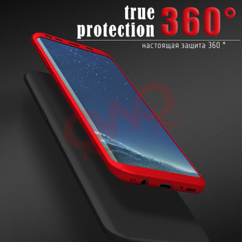 Luxury Full Cover For Samsung Galaxy S8 Case 360 protect matte hard cases for samsung S8 plus Note 8 case with screen protector