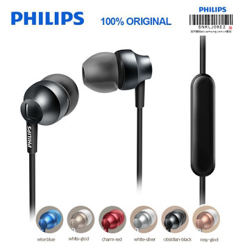  Philips SHE3855 Wire Control Headset Support Loptap /Ipad/ with Microphone Volume Adjustment for samsung Galaxy 8 Official Test