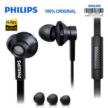 Philips Original Tx1 HiRes Earphones High Resolution HIFI Mobile Noise Cancelling headset for Xiaomi Galaxy S9 S9 Plus