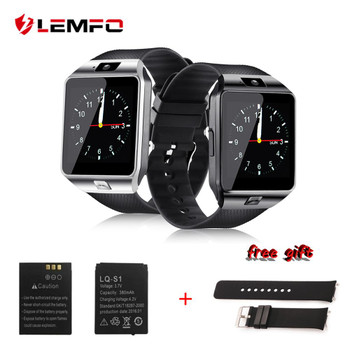 LEMFO SmartWatch DZ09 Smart Watch Support Bluetooth SIM TF Card Passometer With Battery Wristwatches For Andriod Phone          