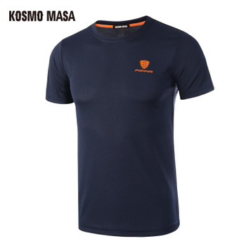 KOSMO MASA 2017 Spring Summer Men's Short Sleeve T-shirt Quick Dry Breathable Fitness Hip Hop T-shirts Men Jersey T Shirt MC0278