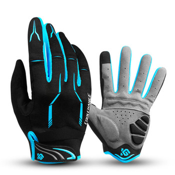 Coolchange Bike Glove Full Finger Black  Luva Bike Cycling Gloves Man Women Long Mountain Biking Gloves Motorcycle Gloves