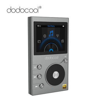 dodocool Hi-res 8GB Mp3 Player Hi-Fi Lossless Music Player with Radio Recorder FM Radio 2" LCD Display Support TF Card
