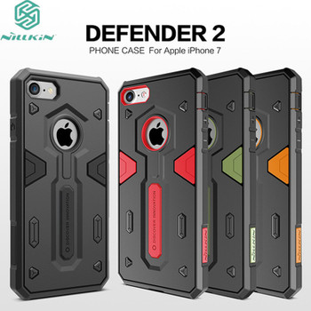 For iPhone 7 Case iPhone 8 Shockproof Armour Case NILLKIN Defender 2 Shield Back Cover Tough Cases For iPhone X 7 8 Plus Cover