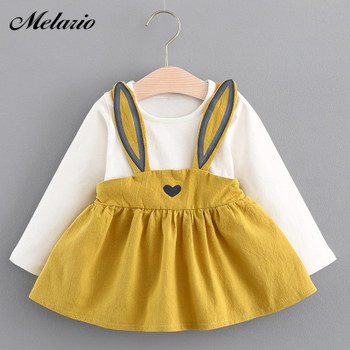 Melario Baby Dresses 2017 Summer New Baby Girls Clothes Lace Bow tie Mini A-Line Baby Princess Dress Cute Cotton Kids Clothing