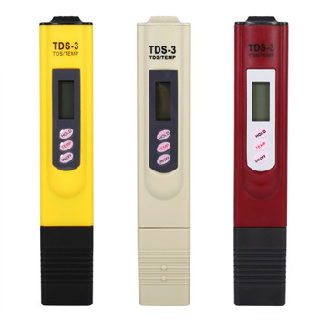  0~9990ppm Portable LCD Digital Water Tester Quality Testing Pen Purity Filter TDS Meter Temp Tools Accessory
