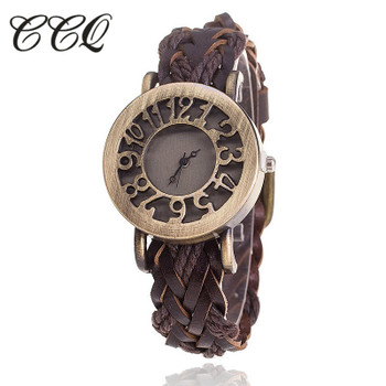 Dropshipping Fashion Hollow Out Watch Casual Women Bracelet Watch Vintage Quartz Watch Relogio Feminino Clock 